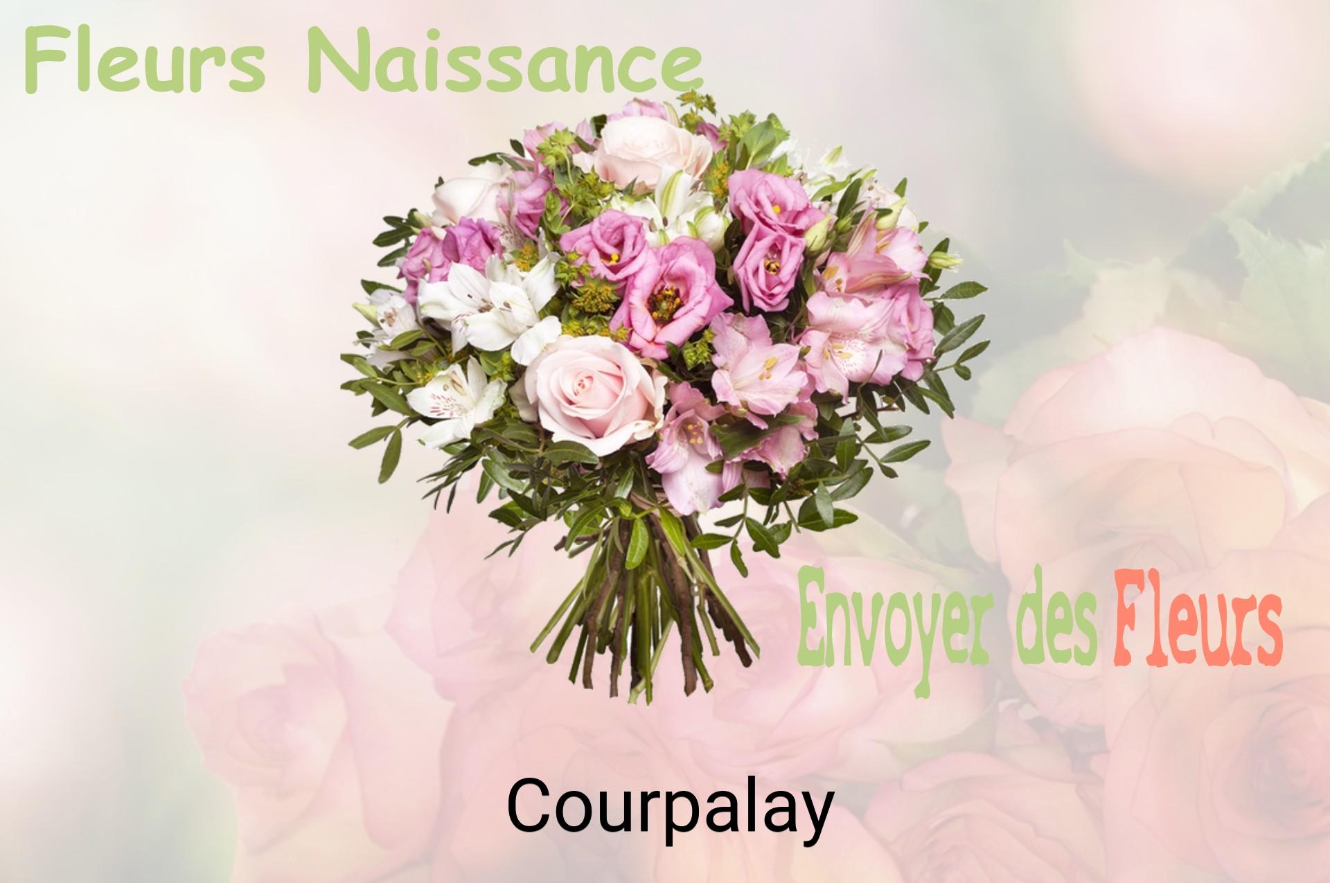 Bouquet de fleurs de naissance livré à Courpalay
